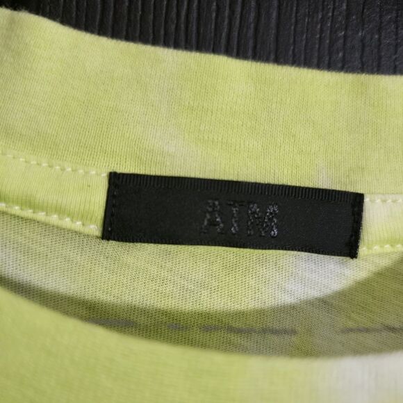 ATM Anthony Thomas Melillo Short Sleeve Tie Dye Tee - White Combo - Picture 8 of 14